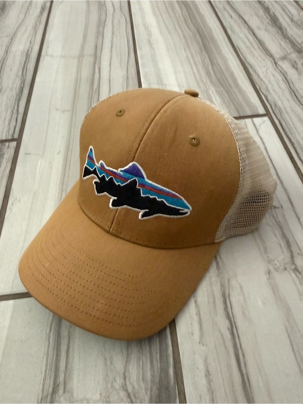 Patagonia SnapBack trucker hat.